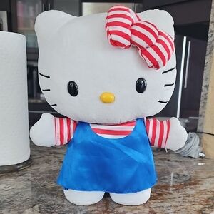 Hello Kitty White and Blue Stuffed Animal